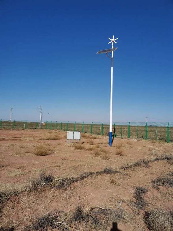 内蒙京东农场环境监测用集创科技太阳能供电系统