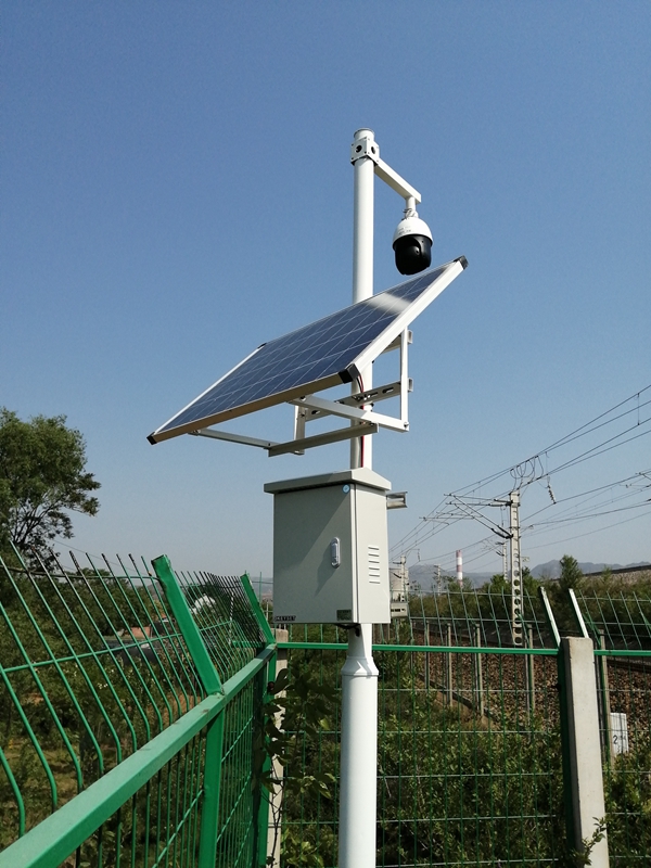 重庆农业局大型农场用集创科技太阳能无线监控系统球机
