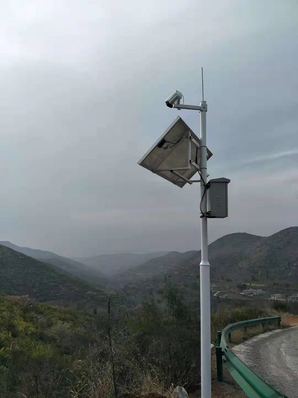 Solar wireless monitoring system of Jichuang technology for Yan'an Highway Bureau