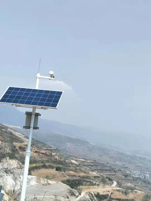 陕西榆林矿山用集创科技太阳能无线监控系统枪机