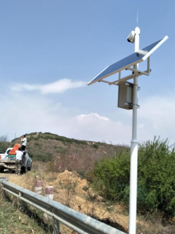 陕西神木矿山用集创科技太阳能无线监控系统