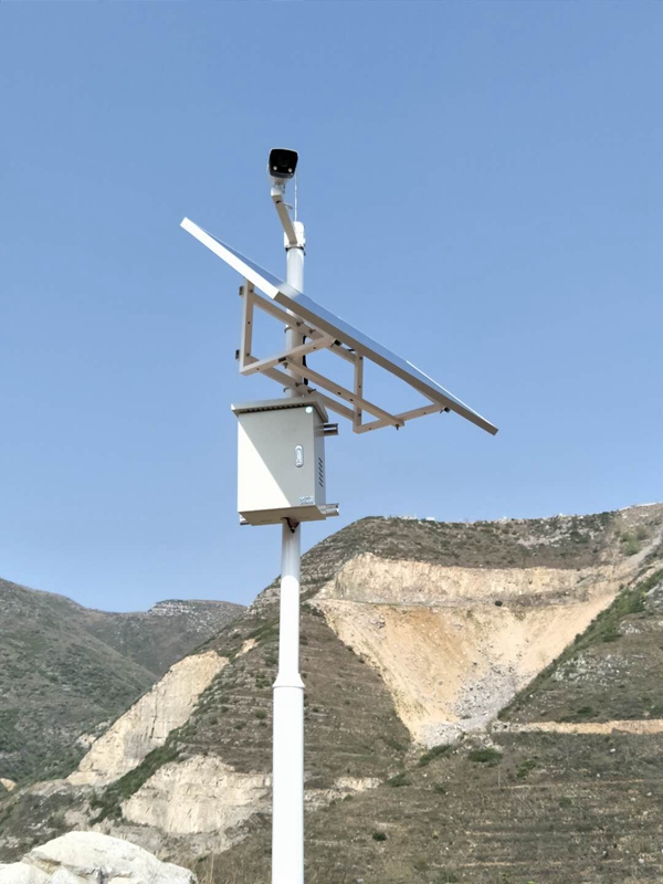 Solar wireless monitoring system of Jichuang technology used by Shaanxi Weinan Fuping Mining Bureau