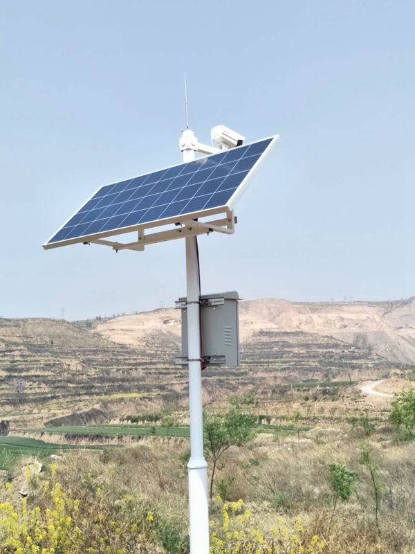 Solar wireless monitoring system of Jichuang technology used by Shaanxi Weinan Fuping Agricultural Bureau
