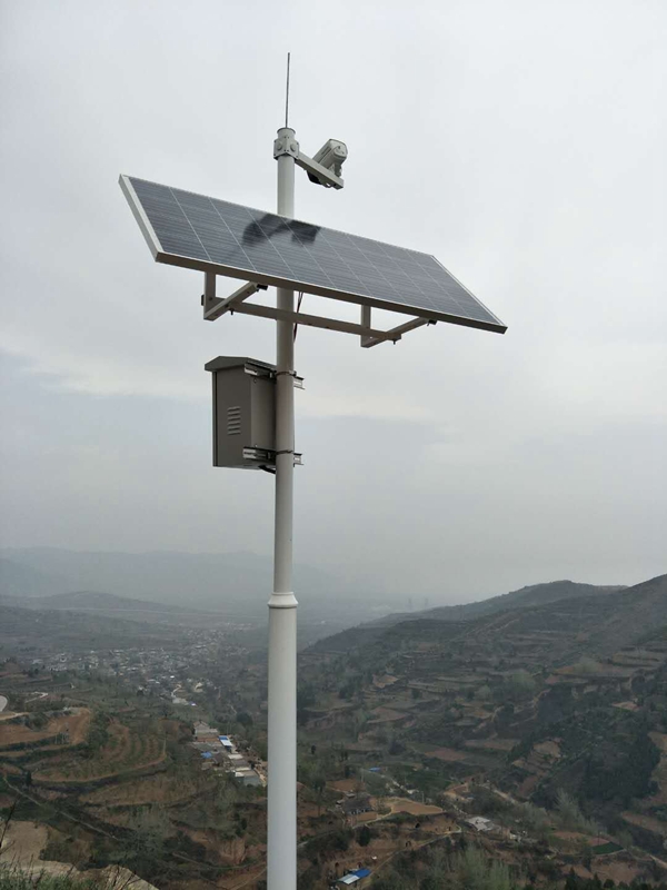 Solar wireless monitoring system of Jichuang technology for forest fire prevention in Shaanxi Weinan Fuping Forestry Bureau