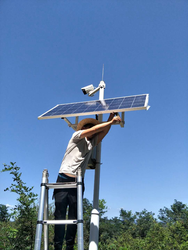 Solar wireless monitoring system of Jichuang technology for forest fire prevention in Mianyang Forestry Bureau