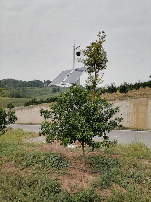 Ball machine of solar wireless monitoring system of Jichuang technology for large farm of Chengdu Agricultural Bureau