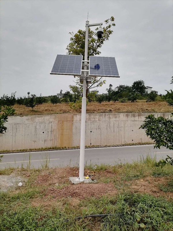 Ball machine of solar wireless monitoring system of Jichuang technology used by Chongqing Highway Bureau