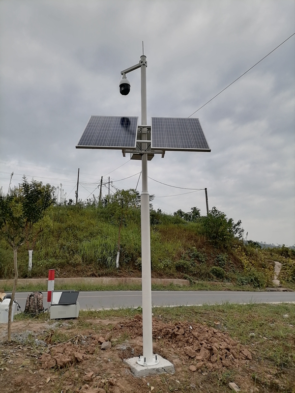 Ball machine of solar wireless monitoring system of Jichuang technology used by Chongqing Senior Management Bureau