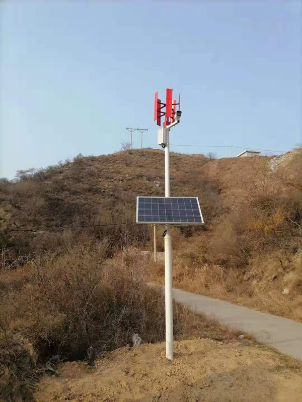 Solar wireless monitoring system of Jichuang technology used in Shijiahe space pepper seedling base in Chengcheng County, Weinan City, Shaanxi Province