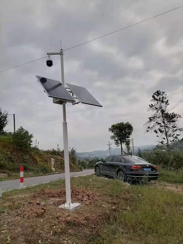 Ball machine of solar wireless monitoring system of Jichuang technology used by Chongqing Highway Bureau