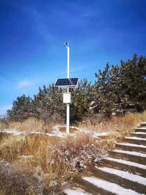 Solar wireless monitoring system of Jichuang technology for visual supervision of Jingdong farm in Hohhot, Inner Mongolia