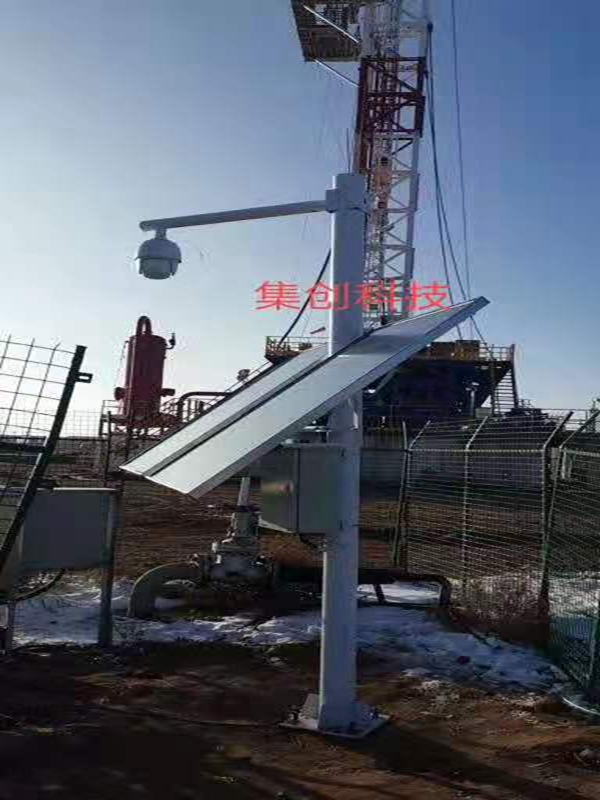 Solar energy monitoring system of Jichuang technology for oil production plant of Hohhot oilfield in Inner Mongolia