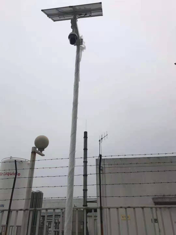Solar wireless monitoring integrated machine of Jichuang technology for Sinopec gas storage