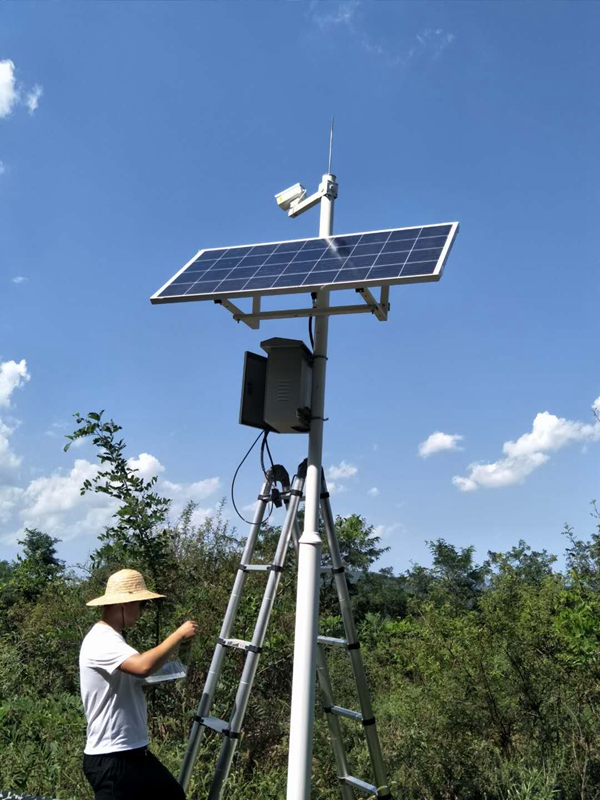 Solar energy monitoring system of Jichuang technology for forest fire prevention in Mianyang Forestry Bureau