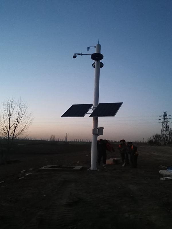 Solar energy monitoring system of Jichuang technology for drinking water source protection zone in Xi'an reservoir area of Shaanxi Province