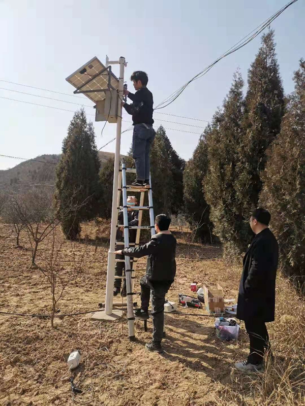 Solar wireless monitoring system of Jichuang science and technology in Weinan Chengcheng natural resources reserve of Shaanxi Province