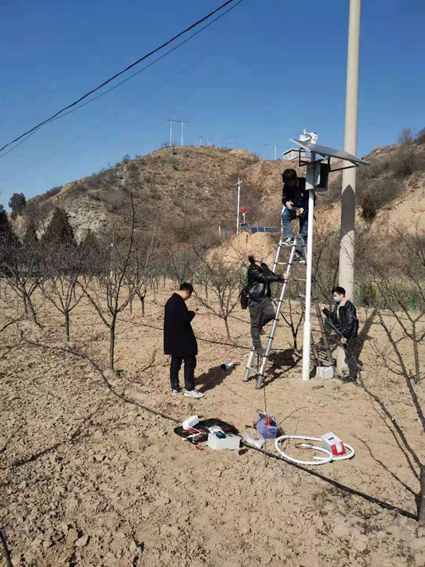 Solar wireless monitoring system of Jichuang technology in Shijiahe natural resources reserve, Chengcheng, Weinan, Shaanxi Province