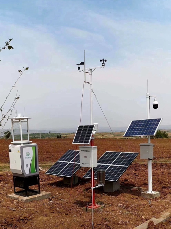 Solar energy environmental monitoring system for intelligent agriculture in Tongchuan Agricultural Bureau, Shanxi Province