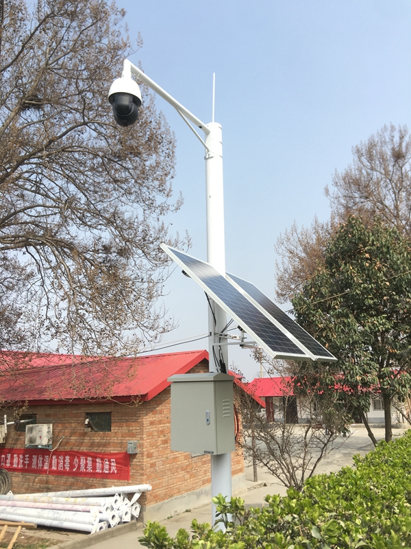 Solar wireless monitoring system of Jichuang technology for Weinan gold mine in Shaanxi Province