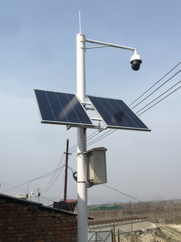 Solar wireless monitoring system of Jichuang technology for Shaanxi Tongchuan Mining Bureau