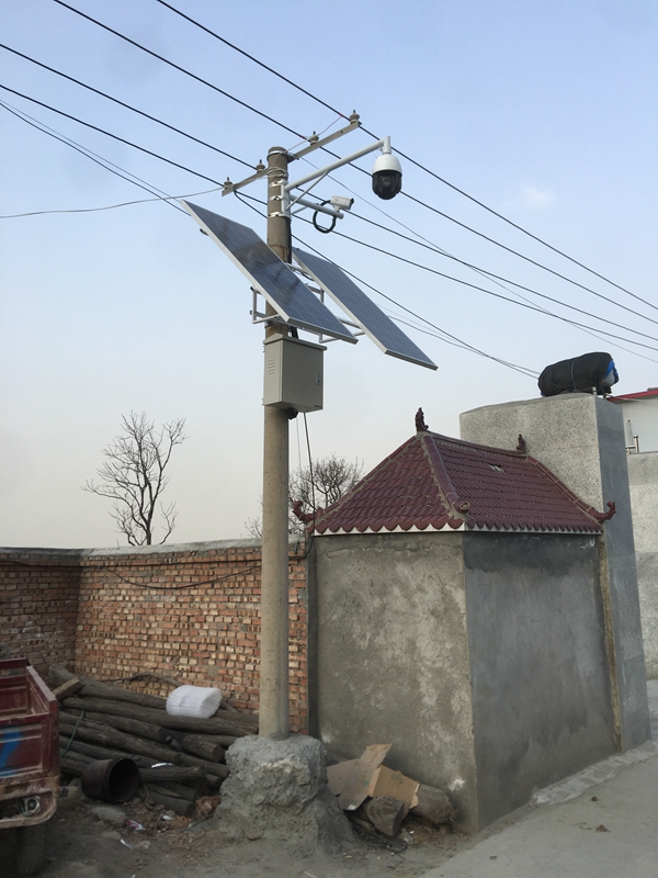 Solar wireless monitoring system of Jichuang technology for Shaanxi Sanyuan Mining Bureau