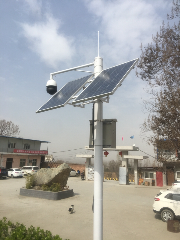 Jichuang technology solar wireless monitoring system for office building of Shaanxi Baoji Forestry Bureau