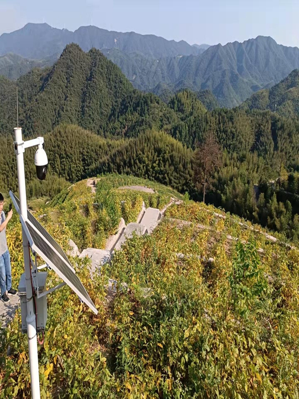 Solar wireless monitoring system of Jichuang technology for Shaanxi Foping Forestry Bureau