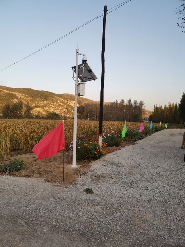 Shaanxi Huxian agricultural bureau uses Jichuang technology solar wireless monitoring system