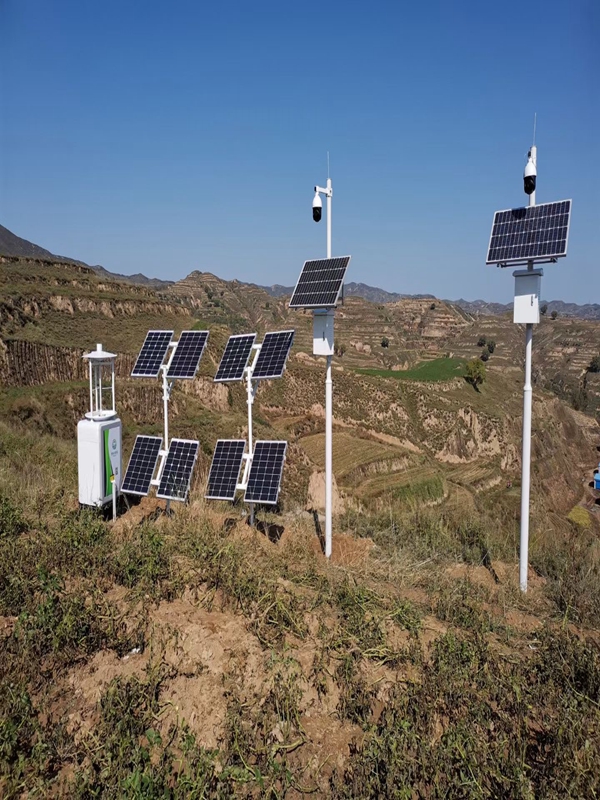 Jichuang technology solar energy environmental monitoring system for Shanxi Linfen Agricultural Bureau
