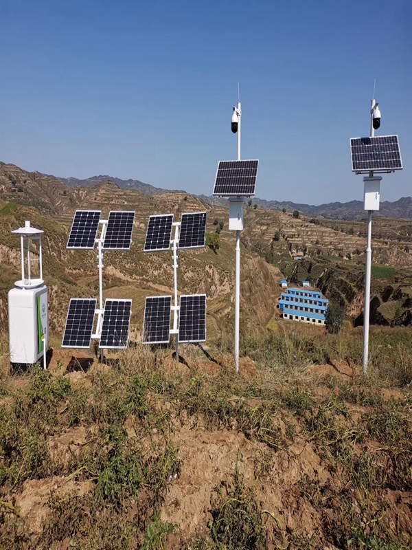Jichuang technology solar energy environmental monitoring system for Shanxi Hejin Agricultural Bureau