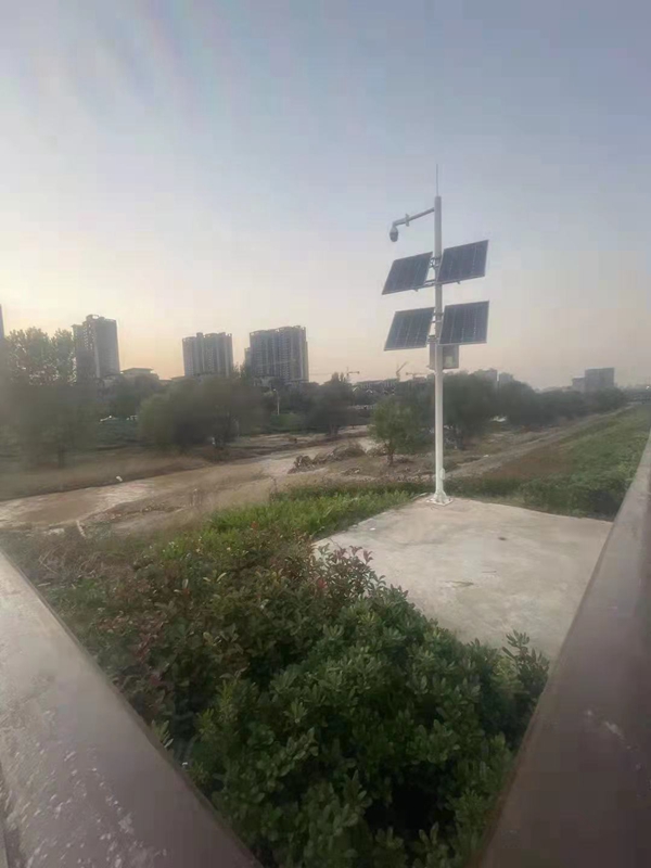 Solar wireless monitoring system of Jichuang technology for Chanba ecological protection park in Xi'an, Shaanxi