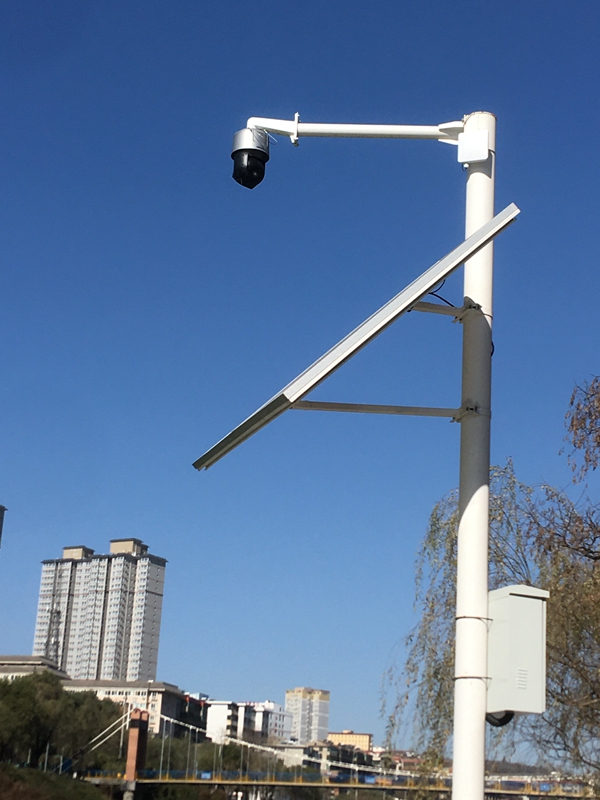 陕西咸阳市淳化县林业局用集创科技太阳能环境监测系统