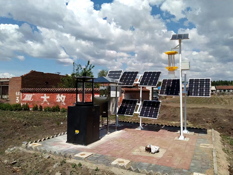 北京农业局用集创科技太阳能供电环境监测系统