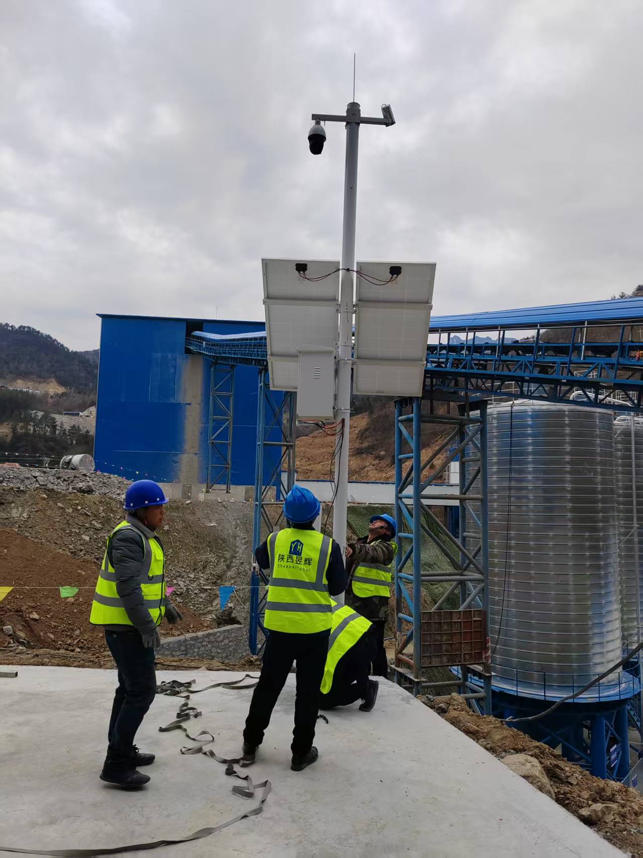 陕西油田太阳能无线监控系统