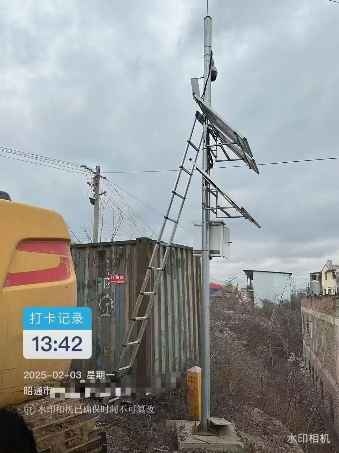 云南昭通市太阳能供电监控系统